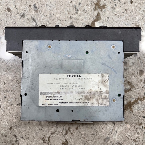 Vtg Lexus LS400 Premium Sound System AM/FM Radio Tape Deck Untested - Picture 3 of 7